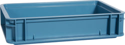 BOBBY Boîte de rangement - Bleu / L: 30.0 cm x P: 20.0 cm x H: 6.9 cm