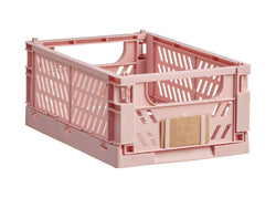 Boîte pliante FELIX M - Rose / L : 16,5 cm x P : 25,5 cm x H : 2,7 cm