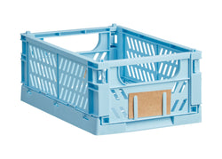 FELIX M Boîte pliante - Bleu clair / L: 16.5 cm x P: 25.5 cm x H: 2.7 cm