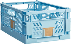 FELIX L Boîte pliante - Bleu clair / L: 50.3 cm x P: 33.2 cm x H: 5.7 cm