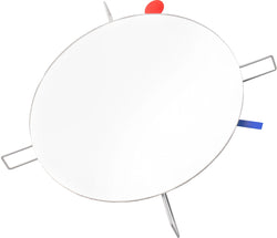 HOMEWORKS Spiegeluhr - D: 30.0 cm