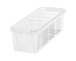 SMARTSTORE Aufbewahrungsbox - Transparent / B: 14.0 cm x T: 38.0 cm x H: 11.0 cm