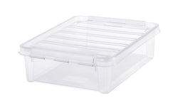 SMARTSTORE Aufbewahrungsbox - Transparent / B: 30.0 cm x T: 40.0 cm x H: 11.0 cm