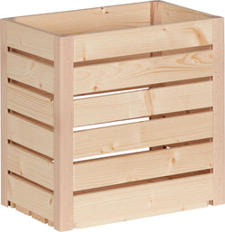 Cassa di legno ZOLLHAUS - Naturale / L: 20,0 cm x P: 30,0 cm x A: 30,0 cm