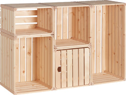 ZOLLHAUS Holzkiste 40x30x30 cm - Natur / L: 30.0 cm x P: 40.0 cm x H: 30.0 cm