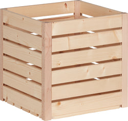 ZOLLHAUS box in legno 30x30x30 cm - naturale / L: 30.0 cm x P: 30.0 cm x A: 30.0 cm