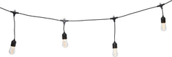 EDISON LED-Lichterkette - Schwarz / B: 300.0 cm x H: 20.0 cm