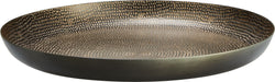 SANDRA Plate décorative - Noir / Hauteur : 4,0 cm
