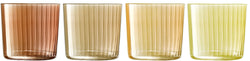 LSA GEMS Set de verres à eau - orange foncé / Hauteur : 7,3 cm