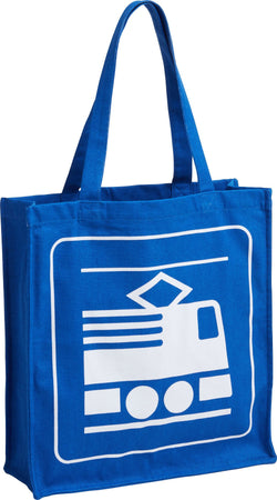 PICTO EINKAUFSTASCHE BLAU ZUG 38X13X41CM - Blau / B: 38.0 cm x T: 13.0 cm x H: 41.0 cm