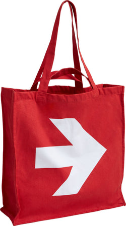 PICTO EINKAUFSTASCHE ROT PFEIL 50X17X52 - Rot / B: 50.0 cm x T: 17.0 cm x H: 52.0 cm