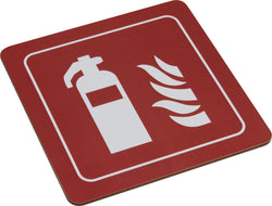 PICTO TOPFUNTERSETZER FEUERLOESCHER 20CM - Blau / B: 20.0 cm x T: 20.0 cm x H: 0.5 cm