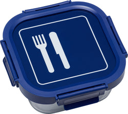 PICTO VORRATSDOSE BL. RESTAURANT 15X15X7 - Blau / B: 15.0 cm x T: 15.0 cm x H: 7.0 cm