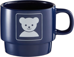 PICTO MUG BLUE FAMILIENZONE 12X9X7.5CM - Blau / L: 12.0 cm x P: 9.0 cm x H: 7.5 cm