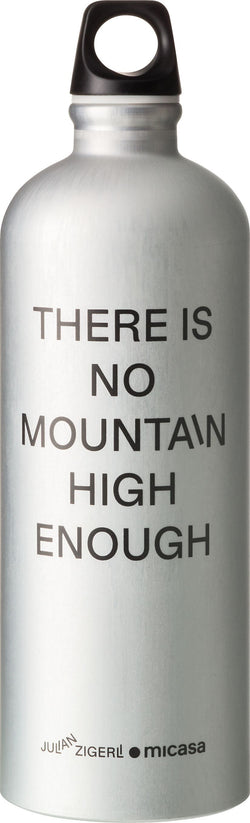 SE-ZIGERLI TRINKFLASCHE SILBER MATT 1.0L - Silber / H: 25.7 cm