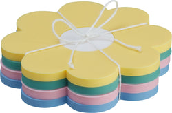 SE-CIAO GLASUNTERSETZER 4ER-SET D10CM - Multicolor / H: 0.4 cm