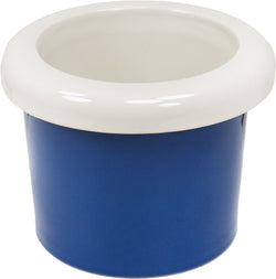SE-ECAL Plant pot blue/beige D24cm - Beige, Bleu / Hauteur : 18,6 cm