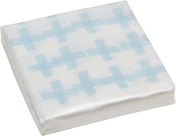HOMEWORKS Serviettes en papier  - Bleu clair / L: 33.0 cm x P: 33.0 cm