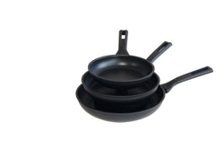COOK&PLUS Set de poêles à frire - Noir