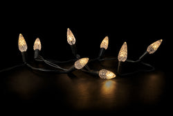 DIAMOND CONES Guirlande lumineuse LED - Noir / L: 400cm