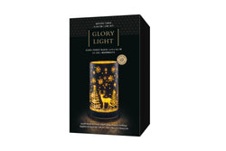 GLASS FOREST Lumière LED - Noir / L: 11.5 cm x H: 18.5 cm