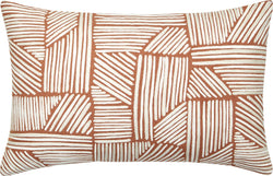 FALENA Zierkissen - Hellbraun / B: 30.0 cm x H: 50.0 cm