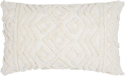 NELO Zierkissen - Beige / B: 30.0 cm x H: 50.0 cm