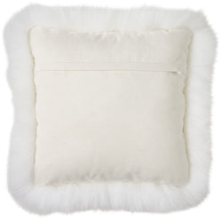 SE DAISY Fellkissen 40x40 weiss - Weiss / B: 40.0 cm x H: 40.0 cm