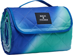 SE SOLE Picknick Decke 130x170cm, blau - Blau / B: 130.0 cm x H: 170.0 cm