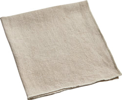 FLAX Serviette de table - Nature / L: 45.0 cm x P: 45.0 cm