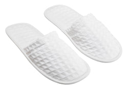 SILBIA Slippers - S/M - B 10.5 cm: L: 26.5 cm / Weiss