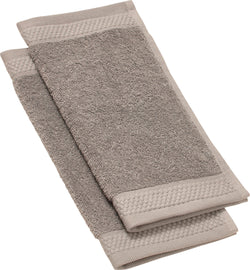 NEVA Gästetuch - Waschlappen - 30 x 30 cm / Taupe