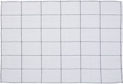 KARO Badematte - Schwarz / B: 60.0 cm x H: 90.0 cm