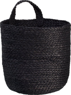 OLIVA Corbeille - Noir / Hauteur : 30,0 cm