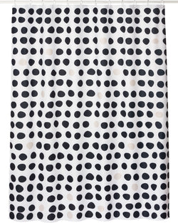 TAMAYO Rideau de douche - Noir / L: 180.0 cm x H: 180.0 cm