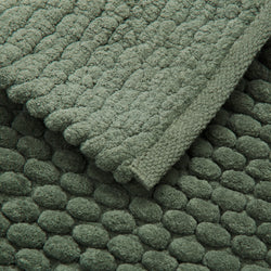 BUBBLE Badteppich - Grün / B: 60.0 cm x H: 90.0 cm