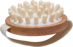 KAJA Brosse de massage - Nature / L: 9.5 cm x P: 9.5 cm x H: 4.0 cm