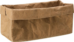 ARN Corbeille de rangement - Brun / L: 12.0 cm x P: 12.0 cm x H: 25.0 cm