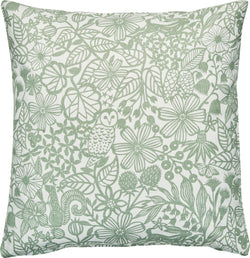 ANDRIN Coussin décoratif - Vert / L: 50.0 cm x H: 50.0 cm