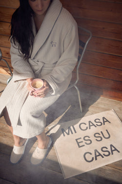 SE-MI CASA E SU CASA Slippers - Beige / L-XL