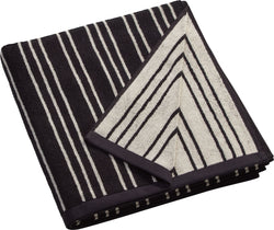 JOS Lavette - Noir / Ligne de douche - 70 x 140 cm