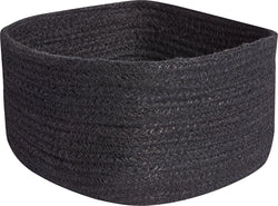 AIONA Corbeille - Noir / L: 17.0 cm x P: 14.0 cm x H: 10.0 cm