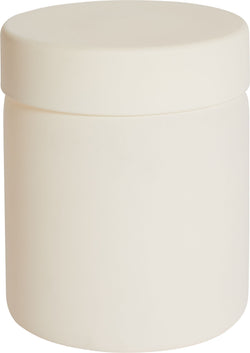 Contenitore in vetro AUREA - L: 10,0 cm x A: 12,0 cm / Bianco