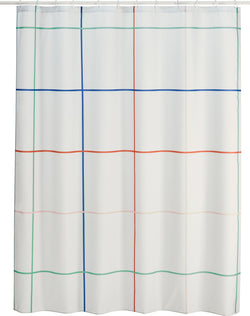 Rideau de douche HENDRIK - L : 180,0 cm x H : 180,0 cm / Multicolore