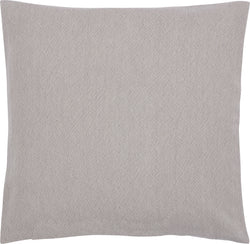FRENKIE Housse de coussin décoratif - Gris / L : 40,0 cm x H : 40,0 cm