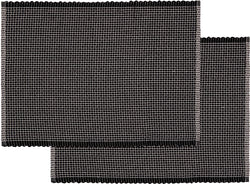 DAVY Tischset - Schwarz / B: 33.0 cm x H: 45.0 cm