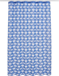 SE-CIAO Shower curtain 180x200,blue - Blau / L: 180.0 cm x H: 200.0 cm