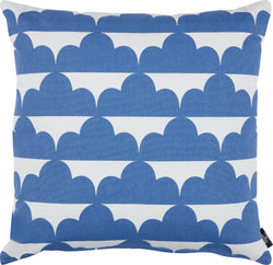 SE-CIAO Zierkissen 50x50 blau - Blau / B: 50.0 cm x H: 50.0 cm