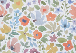 FLORES Papiertischset - Multicolor / B: 42.0 cm x T: 30.0 cm x H: 0.1 cm