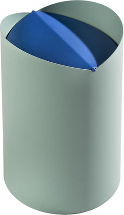 SE-ECAL Cestino dei rifiuti grande verde/blu - Verde / Blu / H: 32,0 cm